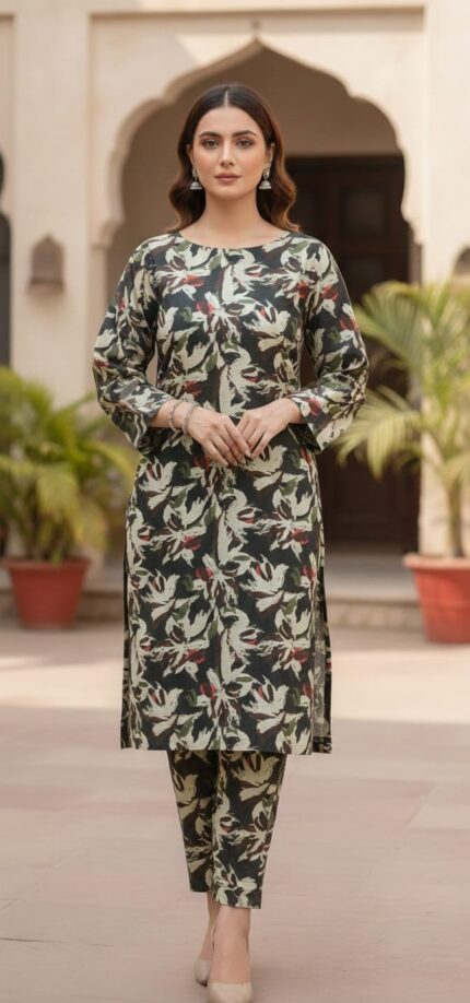 Olive Forest Doria Set 2-Piece