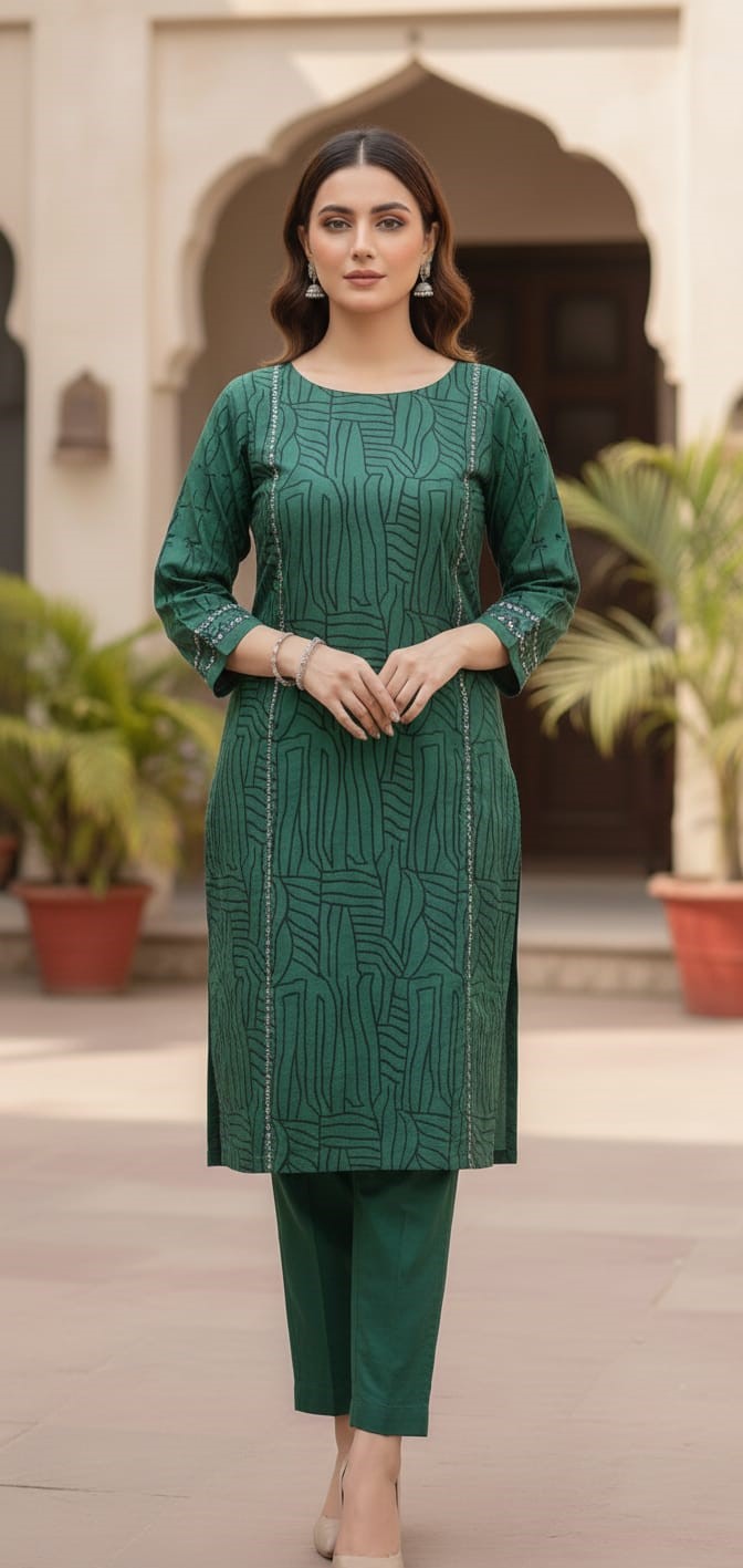 Emerald Maze Doria Set 2-Piece