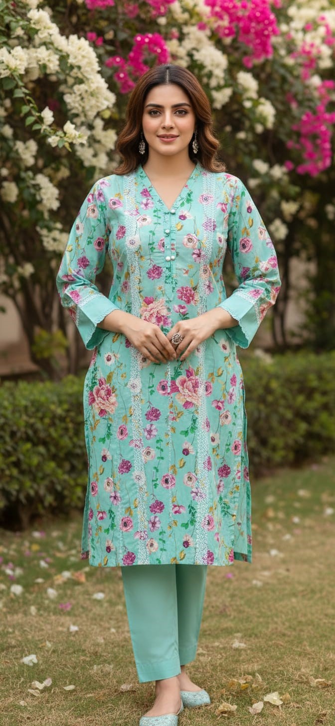 Royal Amethyst Embroidered 2-PC