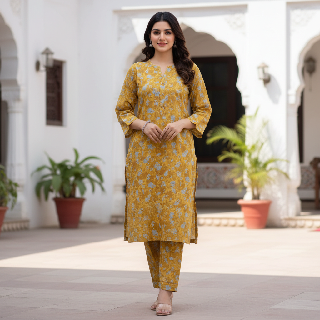 Golden Glade Textured Lawn 2-Piece