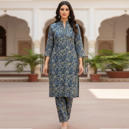 Emerald Frond Doria 2-PC Unstitched